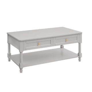 Ruby Coffee Table Feather & Black - Light Grey