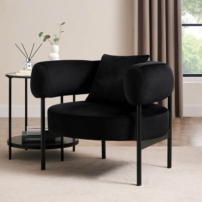 Sabrina Accent Chair - Ink – Black & Feather