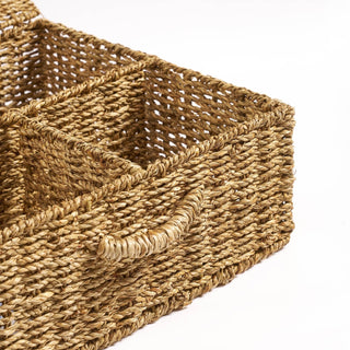 Seagrass Storage Organiser - Natural – Feather & Black