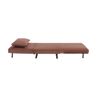 Seattle Single Click Clack Sofa Bed - Mauve – Black & Feather