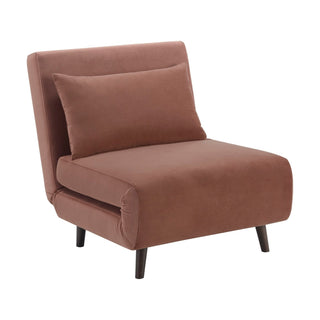 Seattle Single Click Clack Sofa Bed - Mauve – Black & Feather