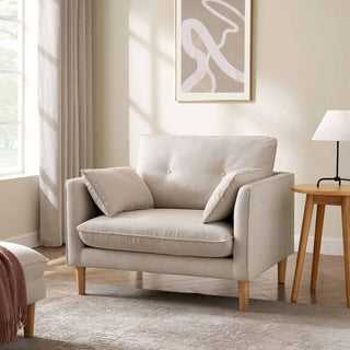Shoreditch Loveseat - Natural – Black & Feather