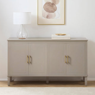 Sienna 4 Door Sideboard - Taupe – Feather & Black