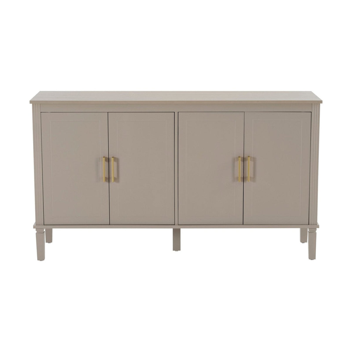 Sienna 4 Door Sideboard - Taupe – Feather & Black