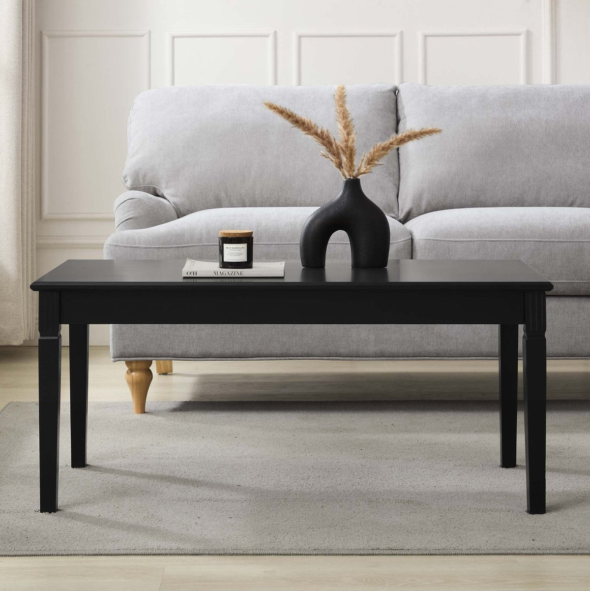 Sienna Coffee Table - Black – Feather & Black