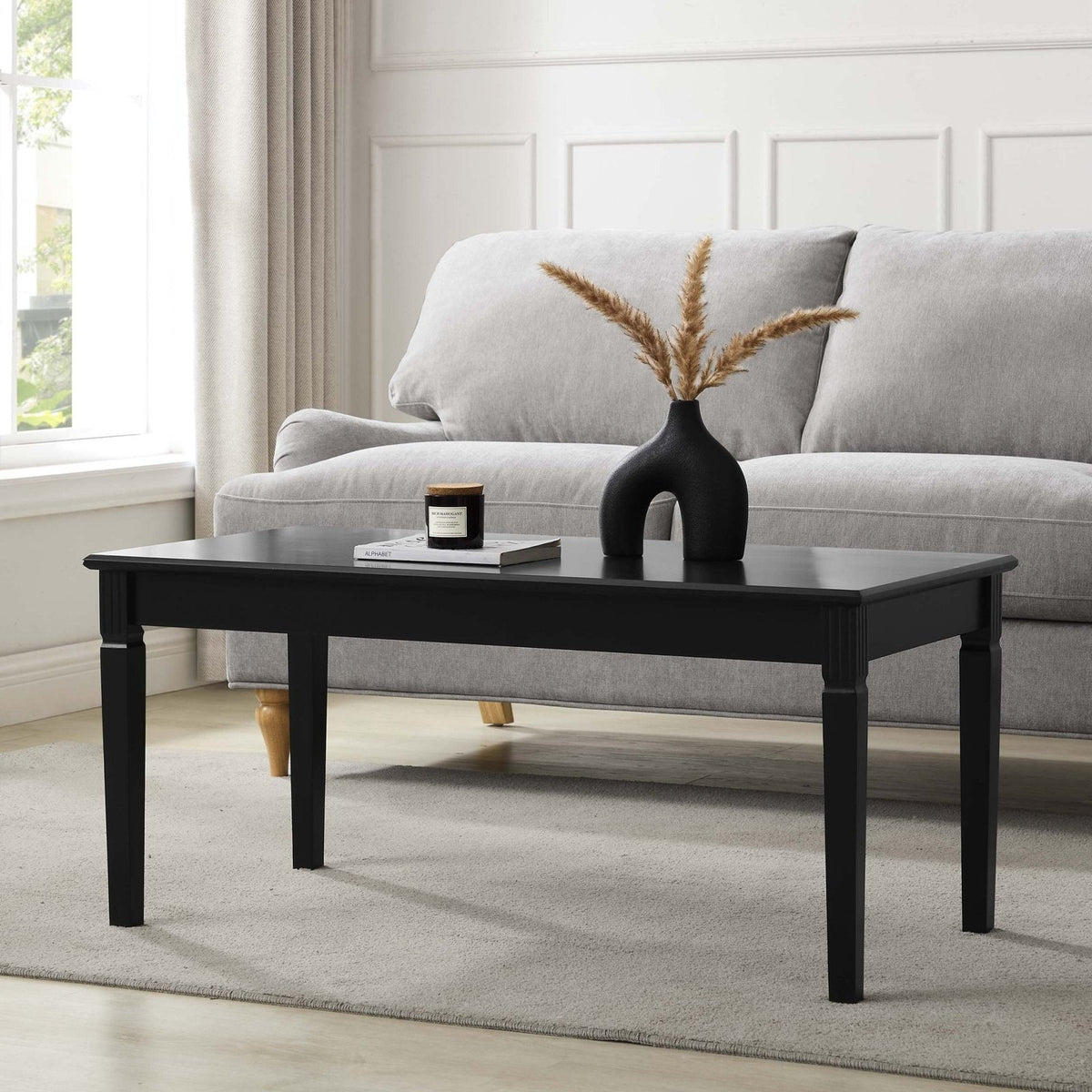 Sienna Coffee Table - Black – Feather & Black