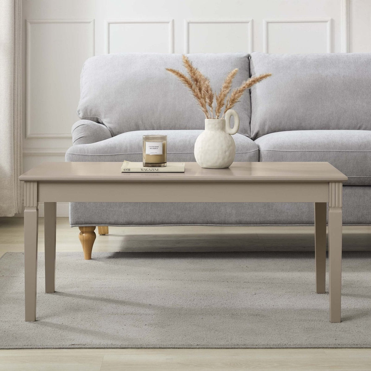 Sienna Coffee Table - Taupe – Black & Feather