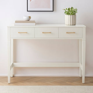 Sienna Dressing Table Console - Cream – Black & Feather
