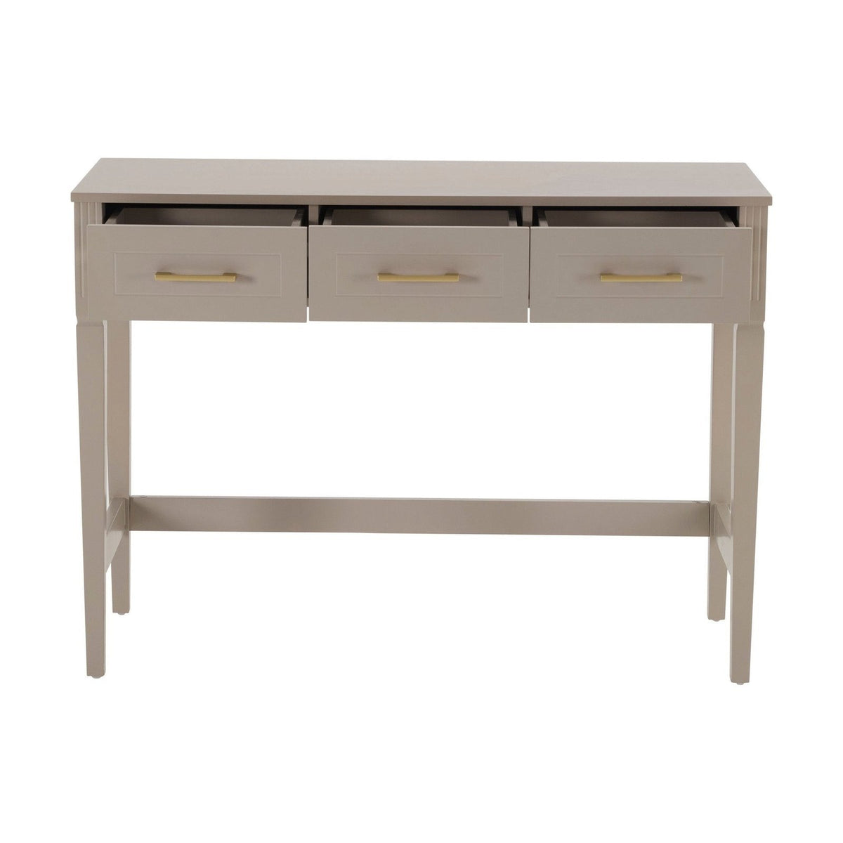 Sienna Dressing Table Console - Taupe – Black & Feather