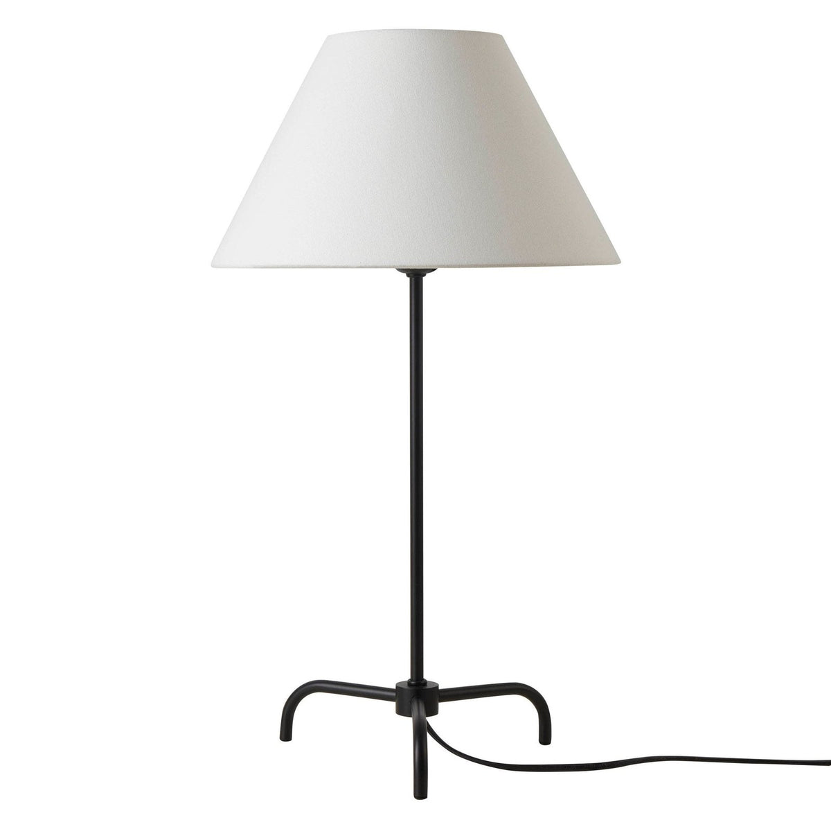 Sisu Minimalist Table Lamp - Black/White – Feather & Black