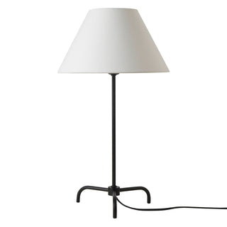 Sisu Minimalist Table Lamp - Black/White – Feather & Black