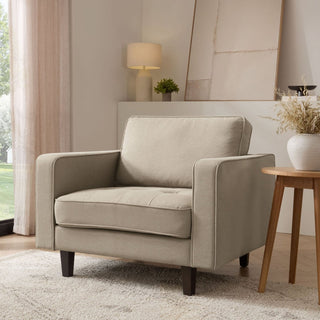 Sloane Loveseat - Oatmeal – Feather & Black