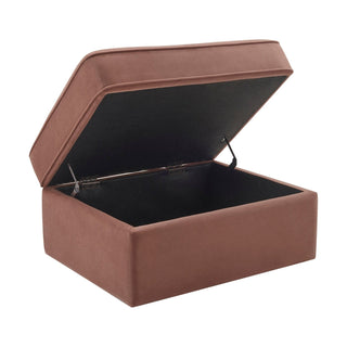 Sloane Ottoman Storage Pouffe - Mauve – Black & Feather