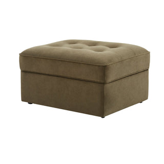 Sloane Ottoman Storage Pouffe - Olive – Feather & Black