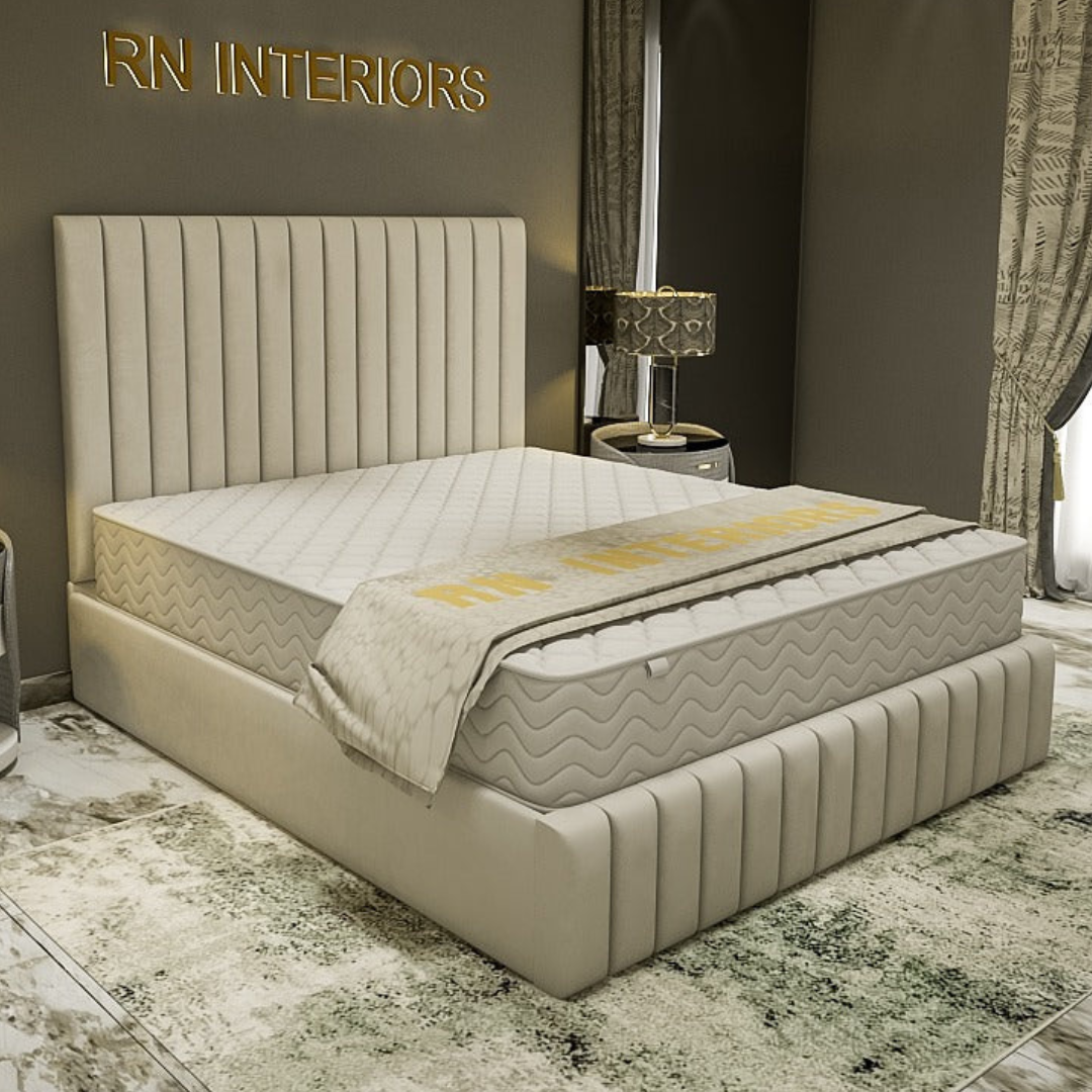 Small Double Bed Frame - Amelia Plush Velvet  Bed Frame – Laura Ashley