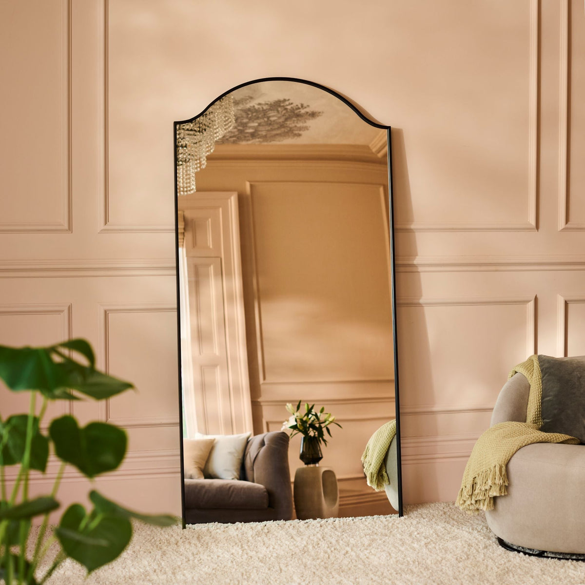Soho 180x90cm Metal Mirror - Black – Laura Ashley