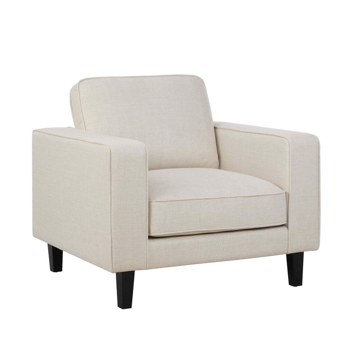 Soho Armchair - Beige – Feather & Black