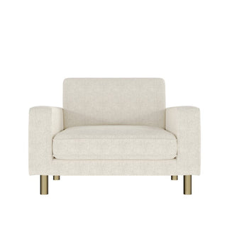 Soho Bouclé Loveseat - Ivory – Black & Feather