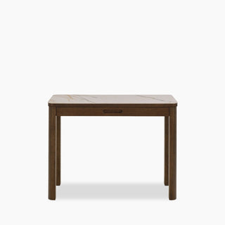 Southampton Rectangle Console Table | Laura Ashley Ecru Ceramic & Smoked Walnut