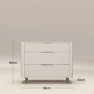 Suvi 3 Drawer Chest of Drawers | Ivory – Laura Ashley UK
