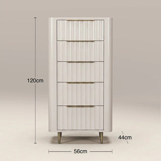 Suvi 5 Drawer Tall Chest of Drawers | Ivory – Laura Ashley