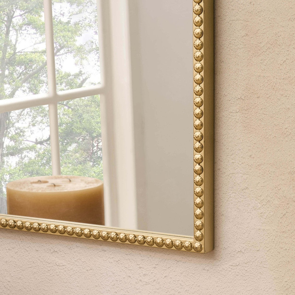 Sylvie Traditional Arched Mirror - Gold – Black & Feather