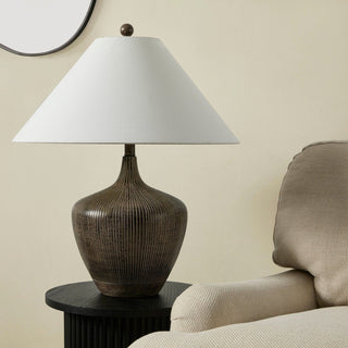Tribeca Resin Table Lamp - Black – Feather & Black