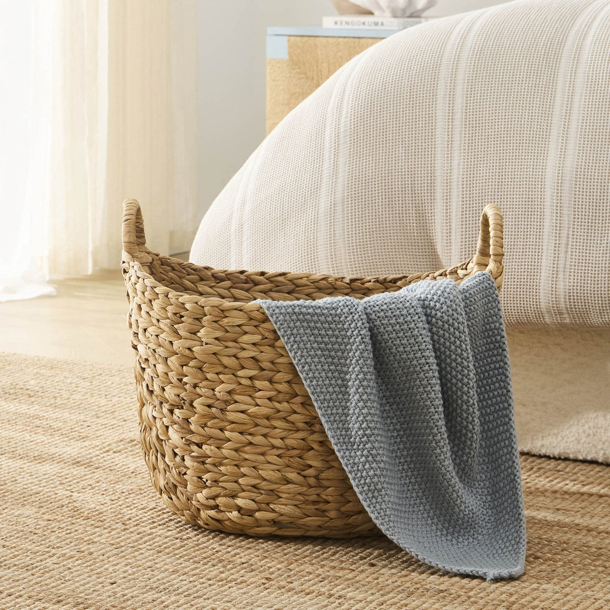 Water Hyacinth Baskets - Natural – Feather & Black