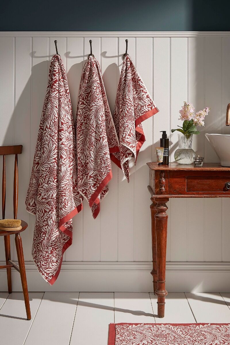 William Morris At Home Larkspur Brick Towels – Laura Ashley