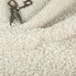 Willow Boucle Material Beige Laura Ashley LA Colour Upholstery Fabric CTR-2788