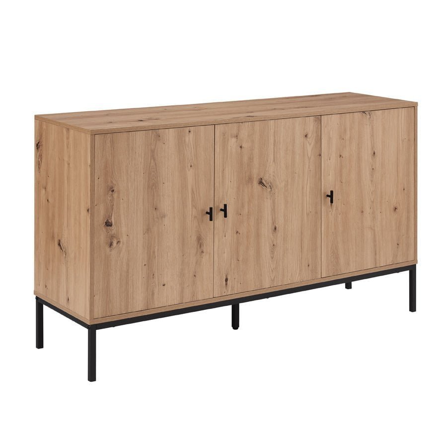 Willow Large Sideboard - Oak Effect – Feather & Black