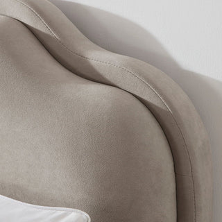 Wiltshire Ottoman Storage Feather & Black Bed - Stone