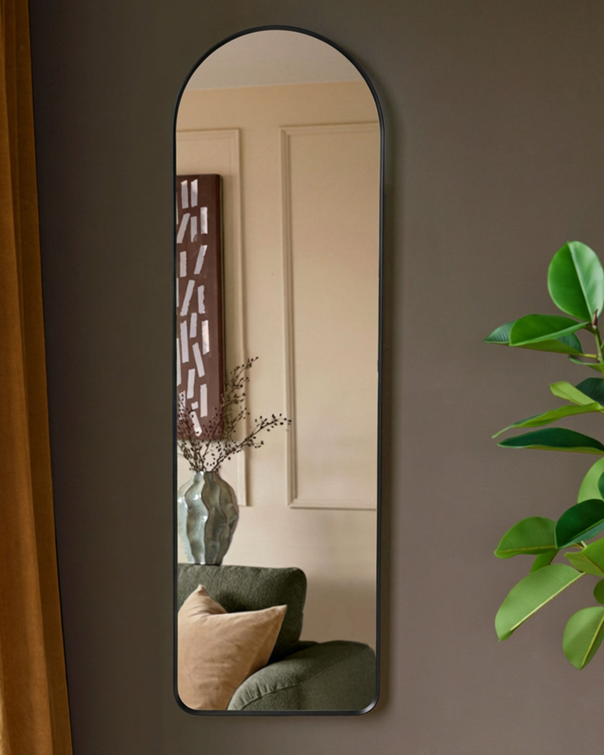 Yannis black arch wall mirror – Laura Ashley UK